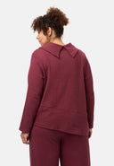 'Vigna' tunic – structured cotton-stretch & refined cut