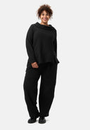 'Vigna' tunic – structured cotton-stretch & refined cut