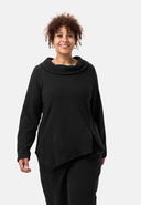 'Vigna' tunic – structured cotton-stretch & refined cut