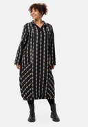 'Karena' dress - cotton stretch, striped look