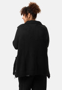 'Vella' knit cardigan - cotton blend with wool, relaxed fit