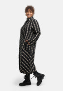 'Karena' Kleid - Baumwoll-Stretch, Streifenlook