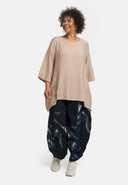 'Velisse' pants – cotton stretch, balloon shape